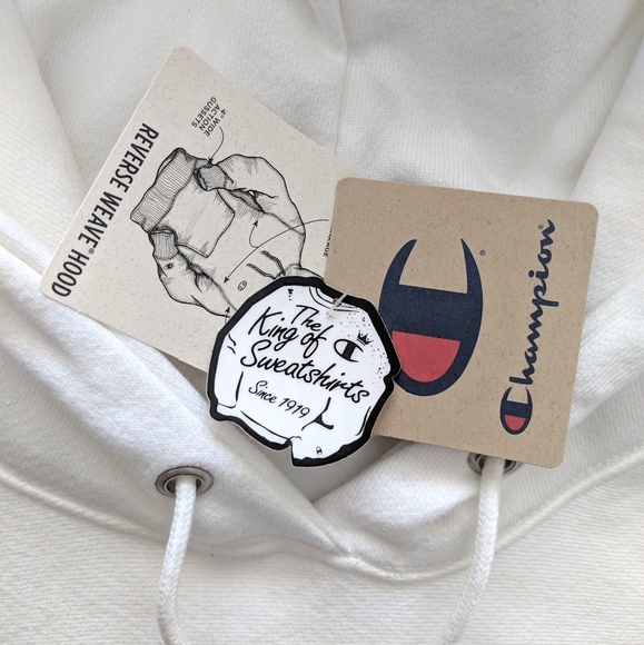 Champion Pastel Reverse Weave Hoodie Sweatshirt M - Picture 5 of 8